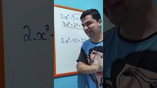 Equação do Segundo Grau com o Mr Bean da Matemática #shorts