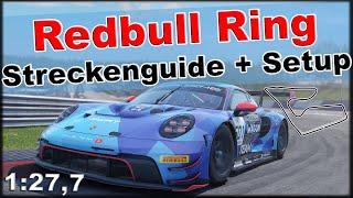 Trackguide ACC Redbull Ring - Spielberg im Porsche 992 GT3   Hotlap Deutsch