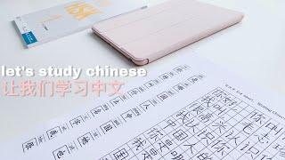study chinese with me  HSK 1 prep + new flashcards  study vlog