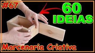 60 IDEIAS BRILHANTES DE MARCENARIA CRIATIVA VÍDEO #67 #marcenariacriativa #marcenaria