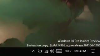 How to remove the Evaluation Copy watermark from Windows 10 for Insiders  Techelper