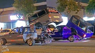 Lowrider Mini Trucks Bed Dancing on Whittier Blvd