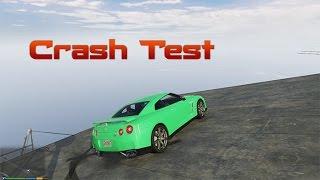 GTA 5 - Nissan GT-R R35 Mod - Crash Test