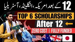 Top 6 Scholarships after 12  USA  UK  Australia  Study Abroad after 12th For Free