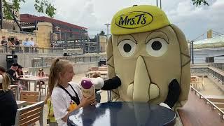 Meeting the Pierogies at a Pittsburgh Pirates Game