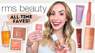 BEST of RMS BEAUTY  All of my favorite products  Blush Bronzer Lipstick Skincare & more...