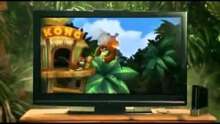 UK - Donkey Kong Country Returns ad with Ant and Dec - LONG VERSION- dec gets abducted 