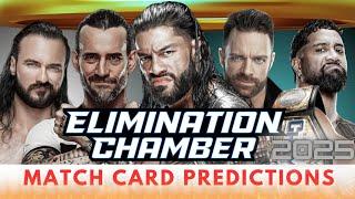 WWE Elimination Chamber 2025 Match Card Predictions - WWE Elimination Chamber Dream Card