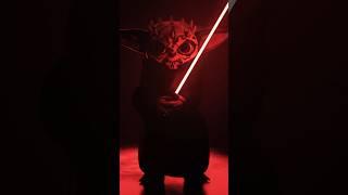 Darth Grogu with his Lightsaber - A Blender 3D Animation