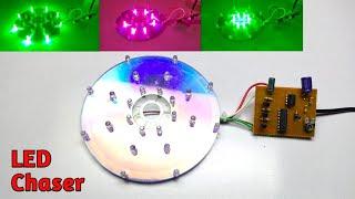How To Make 3 channel LED Chaser At Home