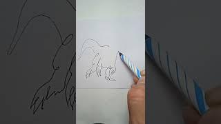 ONE LINE ART #shortvideo #shorts #short #drawing #viral #art #funny #youtubeshorts #shortsfeed #love