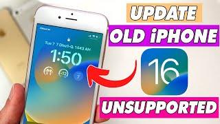 How to Update Old iPhone 6s77+8 to iOS 16 100% Work