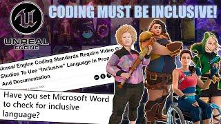 Unreal wants coders to use more inclusive coding language.