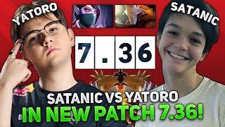 SATANIC vs YATORO in NEW PATCH 7.36  SATANIC plays on TEMPLAR ASSASSIN IN HIGH MMR