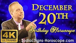 December 20 Zodiac Horoscope and Birthday Personality  December 20th Birthday Personality Analysis