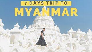 Myanmar Travel Guide- TOP THINGS TO DO in MYANMAR Yangon Bagan Inle Lake & Mandalay for 7 Days