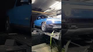 Rivian R1T 1st ever dyno pull 523563 with issues - NO DYNO MODE