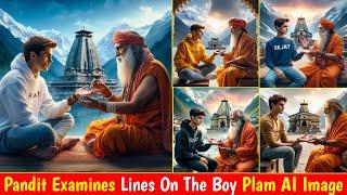 Pandit Examines Lines On The Boy Plam AI Image Creator Tutorial  Bing AI Image Creator Tutorial