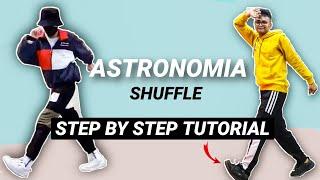 Astronomia Shuffle *EASY TIKTOK TUTORIAL STEP BY STEP EXPLANATION  How To Do Shuffle