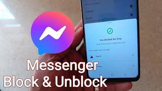 Facebook Messenger Block And Unblock 2024  How To Block And Unblock Someone On Messenger 2024