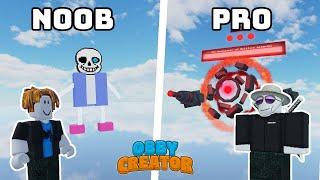 Noob vs Pro Build Battle Roblox Obby Creator