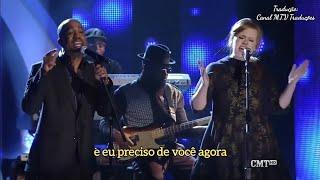 Adele & Darius Rucker - Need You Now TraduçãoLegendado Live CMT Artists of the Year 2010