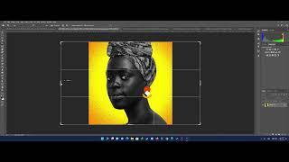 طريقة تمديد او تكبير خلفية الصورة بطريقة سهلة جدا بواسطة برنامج Adobe Photoshop 2022