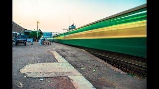 Fast Speed of Green Line Express -  Pakistan Railways 