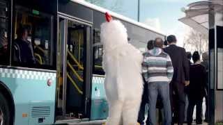 Popeyes Terbiyeli Tavuk Reklamı - Otobüs