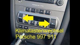 Abgenutzte Klimatasten beim Porsche 997  987