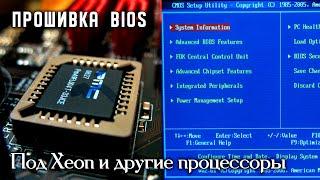 Как прошить BIOS? Прошивка биос под Xeon