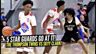 Skyy Clark vs Thompson Twins 5 Star Guards GO AT IT