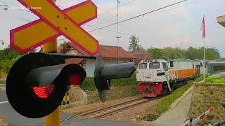 Perlintasan Kereta Api Sukasenang Ciawi Tasikmalaya  Railway Crossing Train