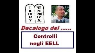 Decalogo dei ... CONTROLLI NEGLI EE.LL. 30012020