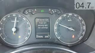 SKODA OCTAVIA 1.9TDI 77 KW 0-100KMH Acceleration