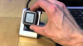 TimeDock 1st Charging Test with Pebble Time