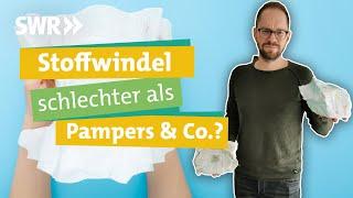 Wegwerfwindel vs. Stoffwindel - was ist tatsächlich besser für die Umwelt? I Ökochecker SWR