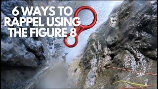 6 ways to rappel like a pro using the figure 8 - CANYONEEERS TECH TUESDAY #2