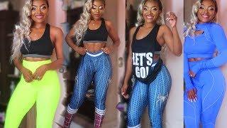 Trendy ActiveGym wear Try-on  Haul  PETITE-SUE DIVINITII
