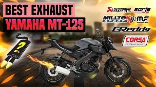 Yamaha MT-125 Exhaust SoundAkrapovicArrowMivvScorpionDominatorSharkRadical RacingLeoVince