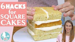 6 Hacks for Square Cakes