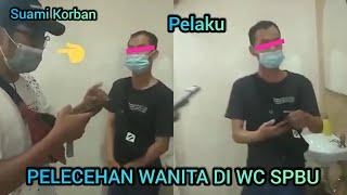 Seorang Pria Ketahuan Mengintip Wanita Di WC SPBU