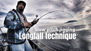 Slow Pitch jigging - Longfall technique Hybrid pitch jigs who said winter fishing was tough.