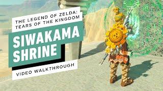 The Legend of Zelda Tears of the Kingdom - Siwakama Shrine Gameplay Walkthrough