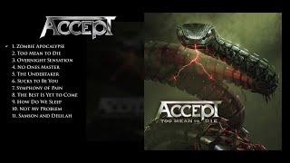 ACCEPT - Too Mean To Die OFFICIAL FULL ALBUM STREAM