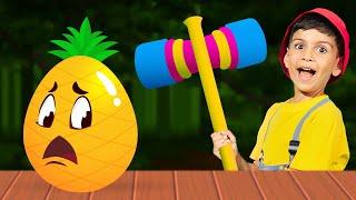 Surprise Eggs Fruits Kids Songs  BabyBillion  Nursery Rhymes