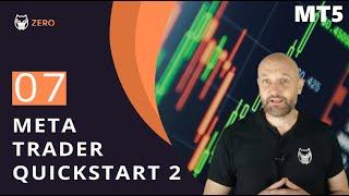 MetaTrader MT5 QuickStart Tutorial #2 - Opening and Managing Trades and Pending Orders