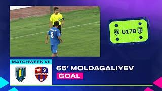 ЖЕТЫСУ 3-0 АКЖАЙЫК  АРАФАТ МОЛДАГАЛИЕВ  7 ТУР  QJL U17B 2024