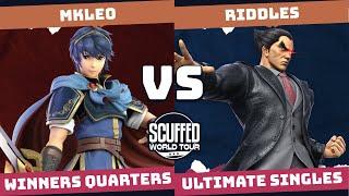 Scuffed World Tour Winners Quarters - Mkleo Byleth Marth Vs. Riddles Kazuya Smash Ultimate-SSBU