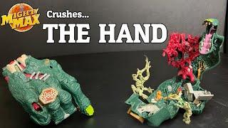 Mighty Max Crushes The Hand Playset Review